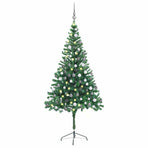 Artificial Pre-lit Christmas Tree with Ball Set 180 cm 564 Branches
