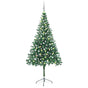 Artificial Pre-lit Christmas Tree Ball Set 210 cm 910 Branches