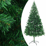 Artificial Pre-lit Christmas Tree with Ball Set 210 cm 910 Branches - Front View
