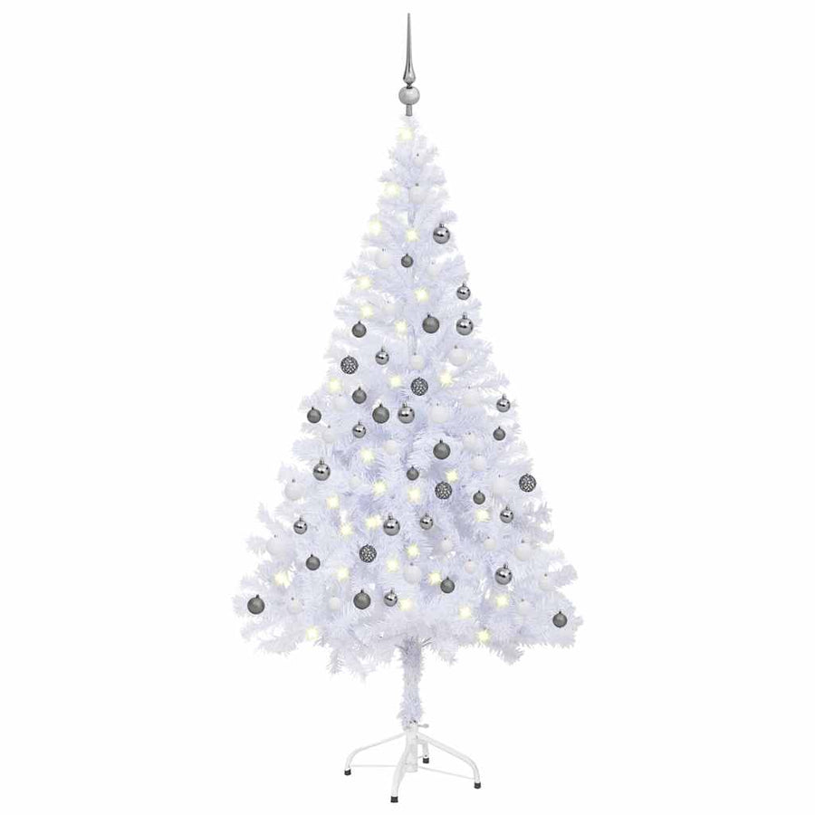 Artificial Pre-lit Christmas Tree Ball Set 180 cm 620 Branches