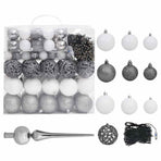 Artificial Pre-lit Christmas Tree Ball Set 210 cm 910 Branches
