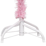 Artificial Pre-lit Christmas Tree with Ball Set Pink 120 cm PVC - 45-Degree Angle