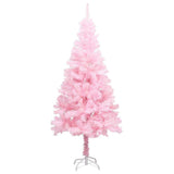 Artificial Pre-lit Christmas Tree with Ball Set Pink 150 cm PVC
