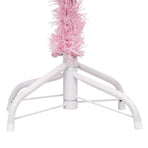 Artificial Pre-lit Christmas Tree with Ball Set Pink 150 cm PVC