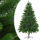 Artificial Pre-lit Christmas Tree with Ball Set 180 cm Green - Front View