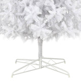 Artificial Pre-lit Christmas Tree 400 cm White - Top-Down View