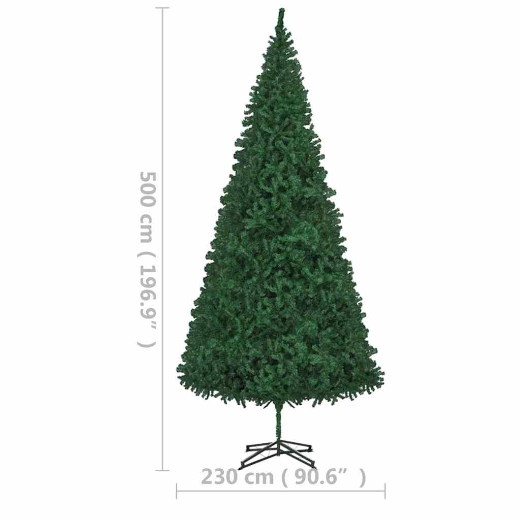 Artificial Pre-lit Christmas Tree 500 cm Green