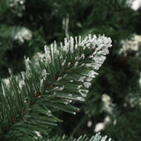 Artificial Pre-lit Christmas Tree with Pine Cones 150 cm - Rear View