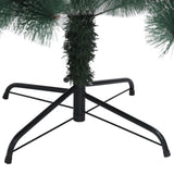 Artificial Pre-lit Christmas Tree with Stand Green 240 cm PET - 45-Degree Angle