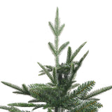 Artificial Pre-lit Christmas Tree Green 180 cm PVC&PE - Side View