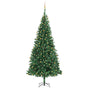 Artificial Pre-lit Christmas Tree with Ball Set LEDs 300 cm Green