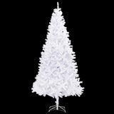 Artificial Pre-lit Christmas Tree with Ball Set LEDs 300 cm White - Front View