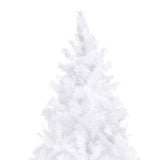 Artificial Pre-lit Christmas Tree with Ball Set LEDs 300 cm White - Side View