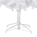 Artificial Pre-lit Christmas Tree with Ball Set LEDs 300 cm White - Top-Down View