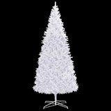 Artificial Pre-lit Christmas Tree with Ball Set LEDs 400 cm White - Front View