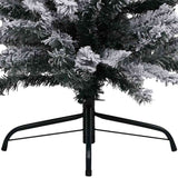 Slim Artificial Pre-lit Christmas Tree with Ball Set Green 150 cm
