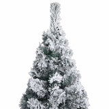 Slim Artificial Pre-lit Christmas Tree with Ball Set Green 240 cm