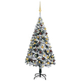 Artificial Pre-lit Christmas Tree with Ball Set Green 120 cm
