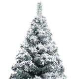 Artificial Pre-lit Christmas Tree with Ball Set Green 150 cm PVC