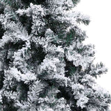 Artificial Pre-lit Christmas Tree with Ball Set Green 180 cm PVC