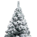 Artificial Pre-lit Christmas Tree with Ball Set Green 240cm PVC