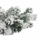Christmas Garland with LEDs&Ball Set Green 5 m PVC - 45-Degree Angle