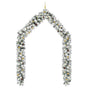 Christmas Garland with LEDs&Ball Set Green 10 m PVC