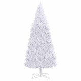 Artificial Pre-lit Christmas Tree with Ball Set LEDs 400 cm White - Front View