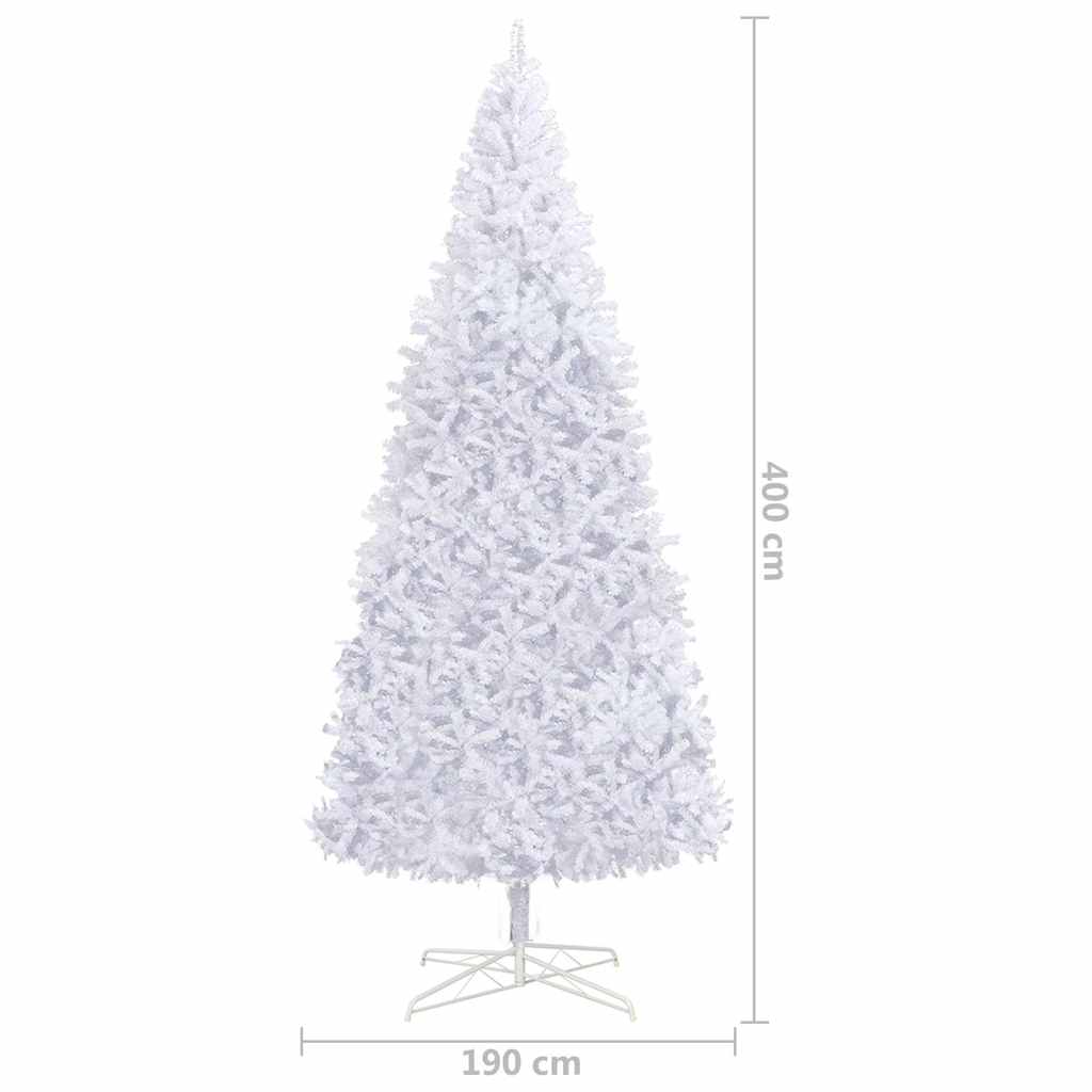 Artificial Pre-lit Christmas Tree with Ball Set LEDs 400 cm White