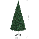 Artificial Pre-lit Christmas Tree with Ball Set 500 cm Green - Extra Image