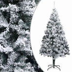 Artificial Pre-lit Christmas Tree with Ball Set Green 180cm PVC