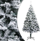 Artificial Pre-lit Christmas Tree with Ball Set Green 240 cm PVC - Front View