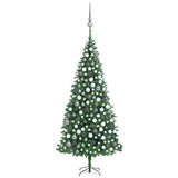 Artificial Pre-lit Christmas Tree with Ball Set LEDs 300 cm Green