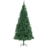 Artificial Pre-lit Christmas Tree with Ball Set LEDs 300 cm Green - Side View