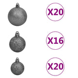 Artificial Pre-lit Christmas Tree with Ball Set LEDs 400 cm White