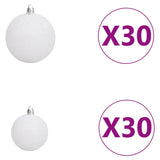 Artificial Pre-lit Christmas Tree with Ball Set 500 cm Green - Extra Image