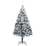 Artificial Christmas Tree LEDs&Ball Set&Flocked Snow Green 400cm