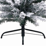 Slim Artificial Pre-lit Christmas Tree with Ball Set Green 210 cm