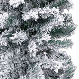 Slim Artificial Pre-lit Christmas Tree with Ball Set Green 240 cm