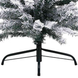 Slim Artificial Pre-lit Christmas Tree with Ball Set Green 240 cm