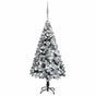 Artificial Pre-lit Christmas Tree with Ball Set Green 150 cm PVC
