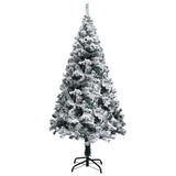 Artificial Pre-lit Christmas Tree with Ball Set Green 150 cm PVC