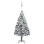 Artificial Pre-lit Christmas Tree with Ball Set Green 180 cm PVC