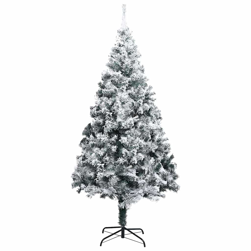 Artificial Pre-lit Christmas Tree with Ball Set Green 180 cm PVC