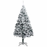 Artificial Pre-lit Christmas Tree with Ball Set Green 180 cm PVC