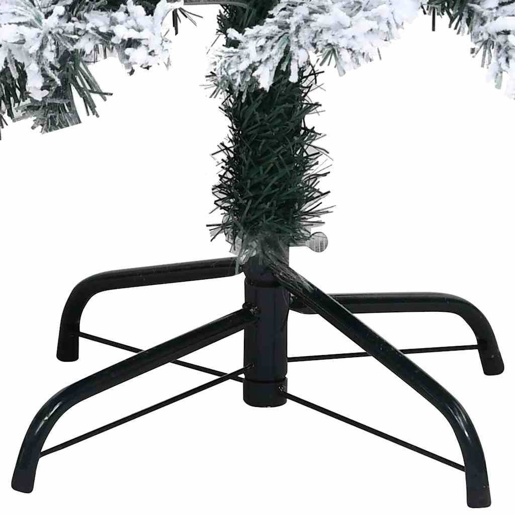 Artificial Pre-lit Christmas Tree with Ball Set Green 240 cm PVC