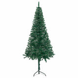 Corner Artificial Pre-lit Christmas Tree Green 120 cm PVC
