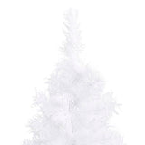 Corner Artificial Pre-lit Christmas Tree White 120 cm PVC