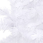 Corner Artificial Christmas Tree LEDs&Ball Set White 150 cm PVC
