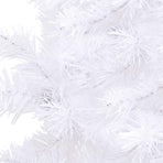 Corner Artificial Christmas Tree LEDs&Ball Set White 150 cm PVC